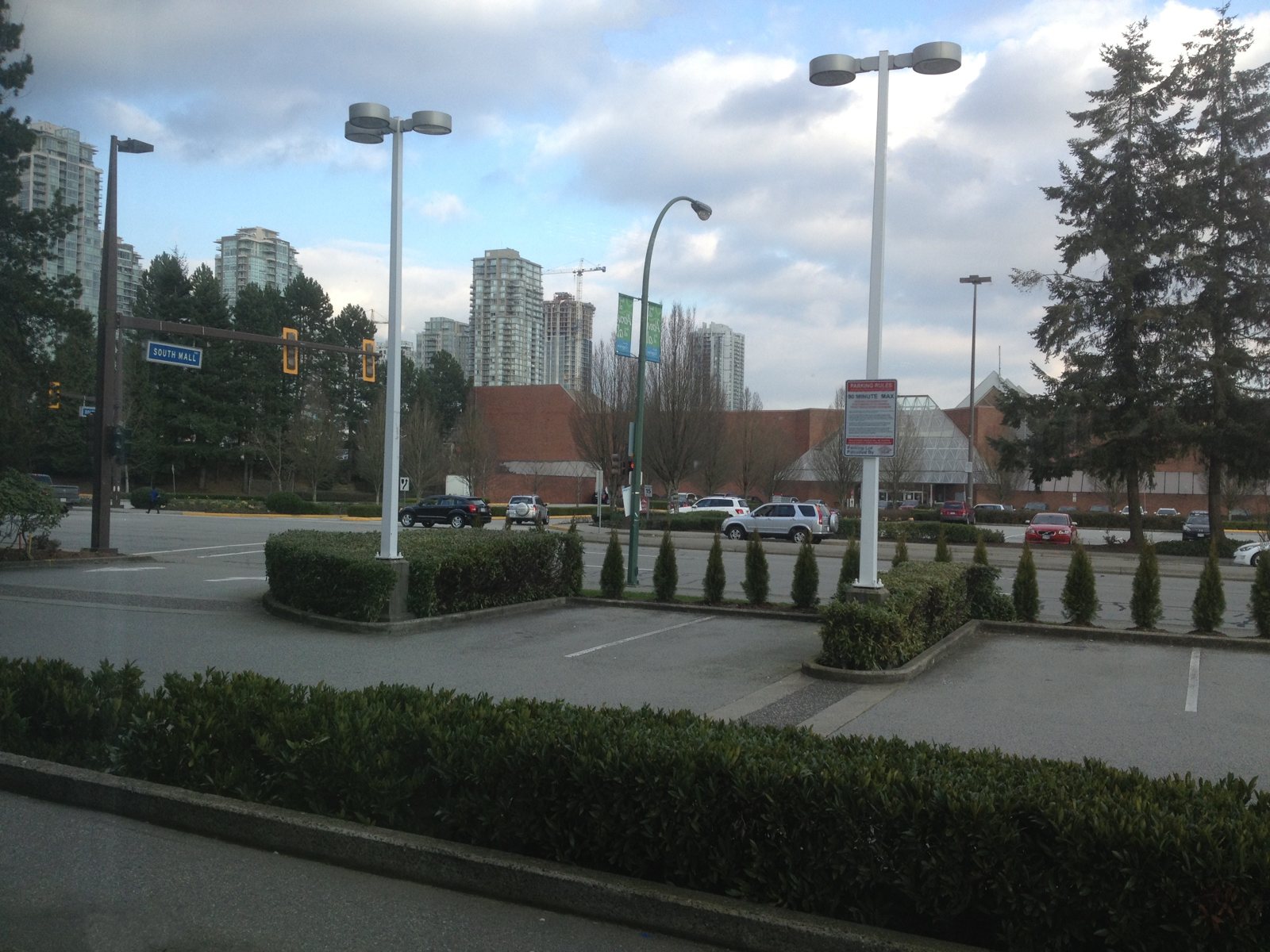 Coquitlam Centre, with the City Centre towers behind