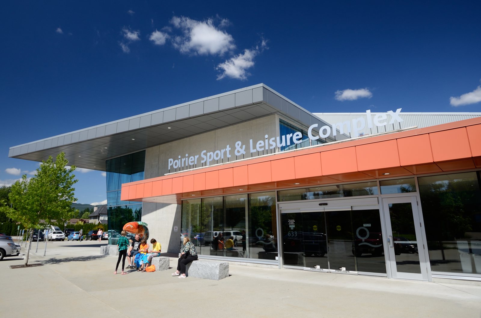 Poirier Sport & Leisure Complex entrance, Coquitlam