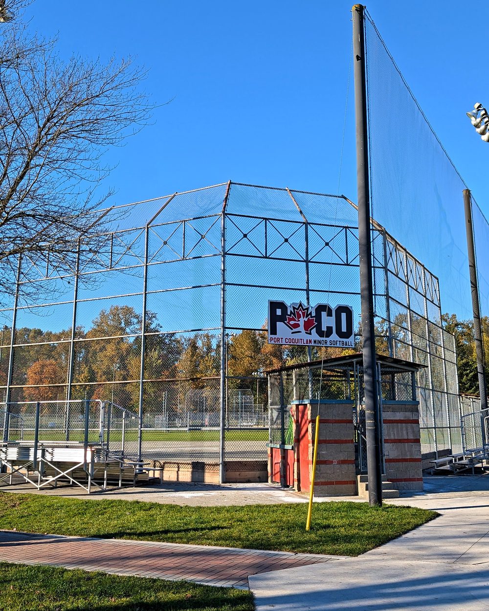 The ball diamond at Gates Park